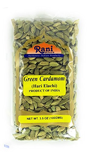 Rani Green Cardamom Pods Gewürz (Hari Elachi) 3,5 Unzen...