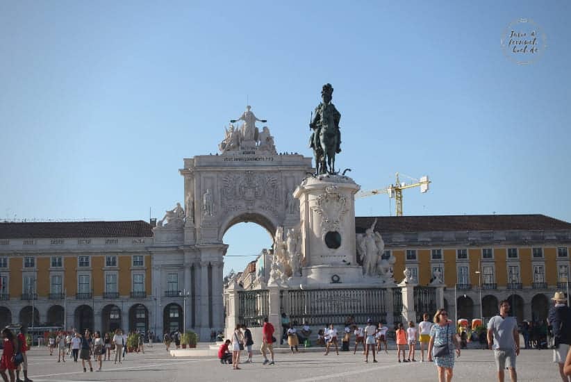 Arco da Rua Augusta vom Praça do Comércio Arco da Rua Augusta vom Praça do Comércio