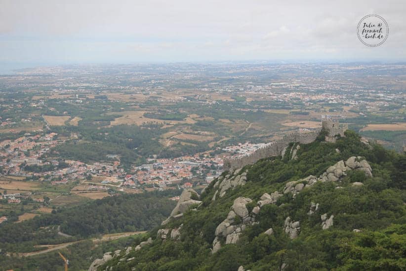Blick auf die Umgebung des Castello do Mouros Blick auf die Umgebung des Castello do Mouros
