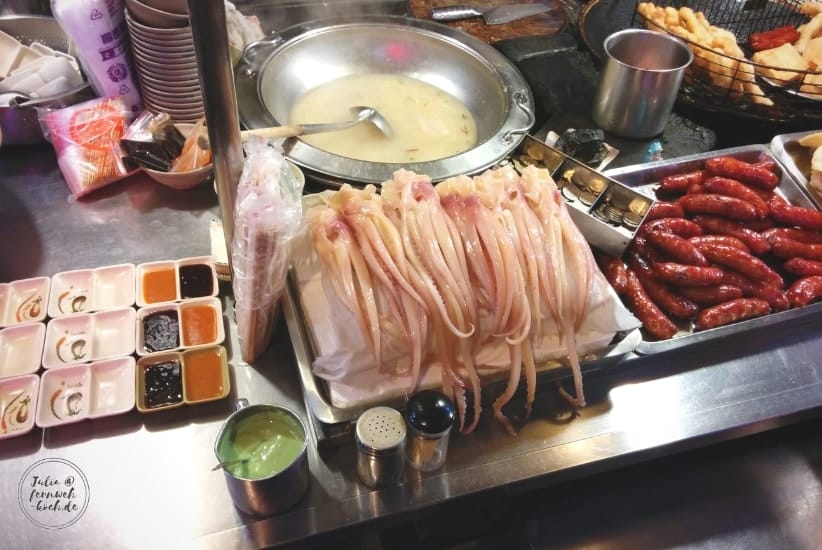 Tintenfisch zum Frittieren Tintenfisch zum Frittieren
