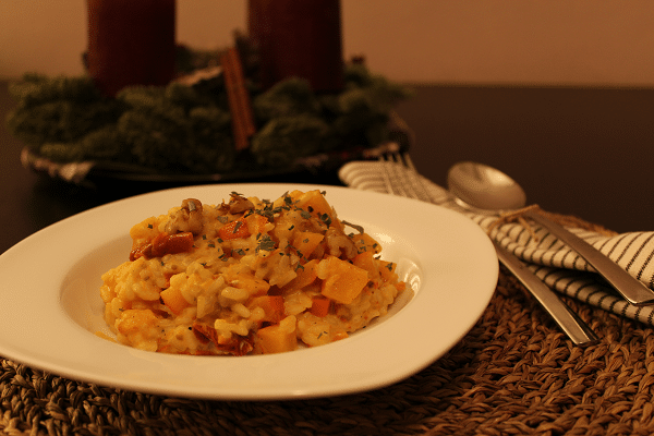 Kürbis-Tomaten-Risotto Kürbis-Tomaten-Risotto