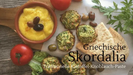 Skordalia - Griechische Kartoffel-Knoblauch-Paste - Fernweh Koch