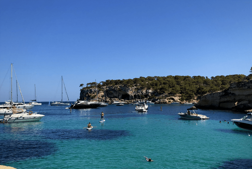 Blick von der Platja del Mago Mallorca Blick von der Platja del Mago Mallorca