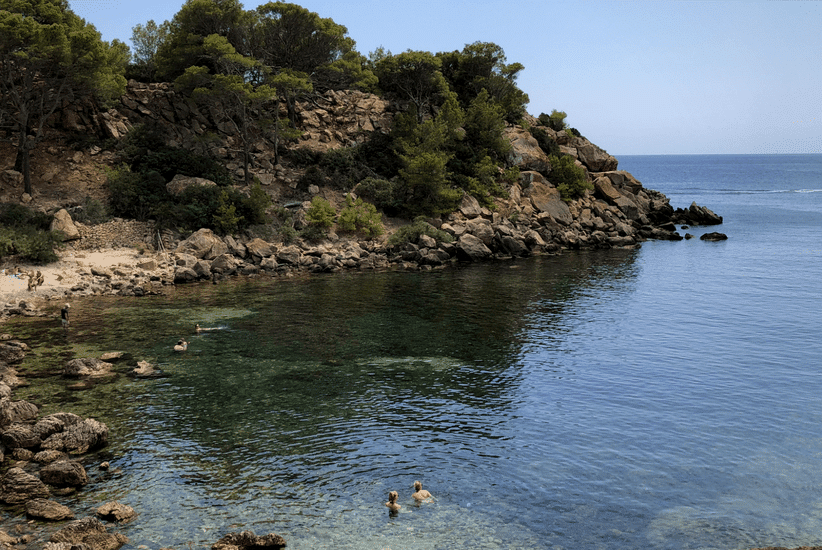 Cala Llado auf La Dragonera Mallorca Cala Llado auf La Dragonera Mallorca