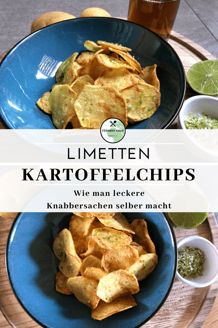 Limetten Chips selber machen Limetten Chips selber machen