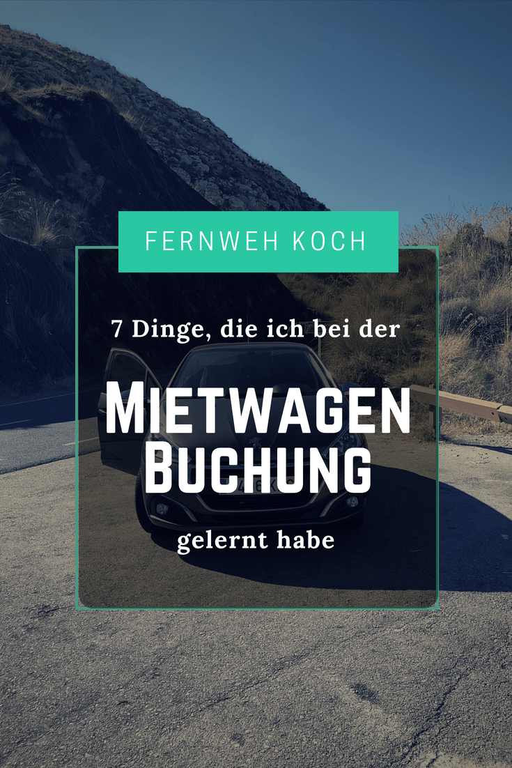 Mietwagen buchen im Urlaub