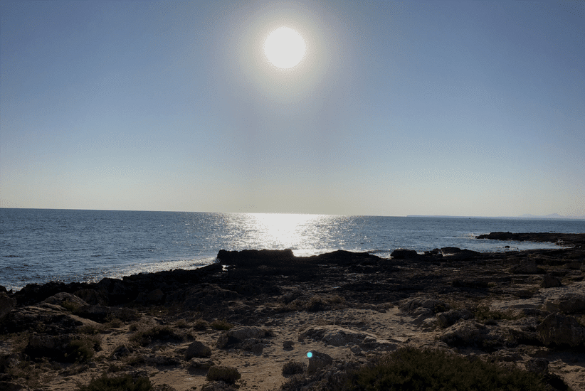 Sonnenuntergang im Süden von Mallorca Sonnenuntergang im Süden von Mallorca