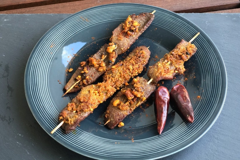 Fertige Suya Spieße Fertige Suya Spieße