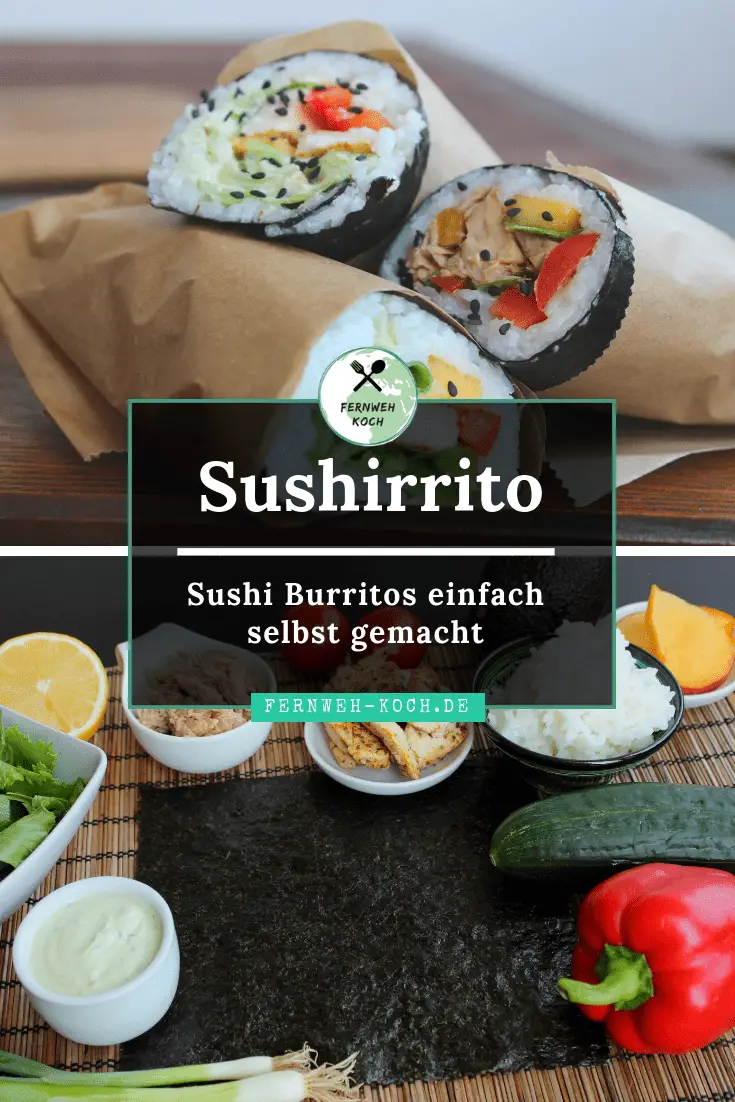 Sushirrito - Sushi Burritos Pinterest