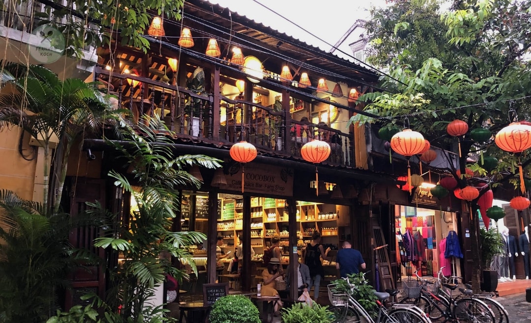 Altstadt von Hoi An mit Laternen Altstadt von Hoi An mit Laternen