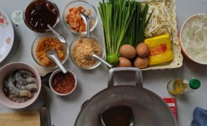 Zutaten für Pad Thai