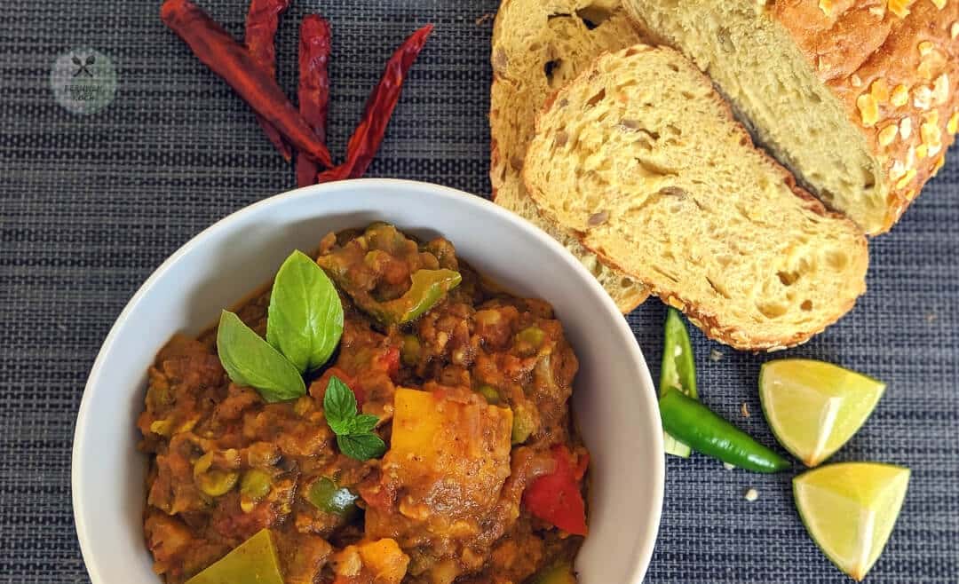 Fertiges Pav Bhaji Gemüse Püree aus Indien Fertiges Pav Bhaji Gemüse Püree aus Indien