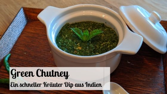 Grünes Chutney aus Indien Grünes Chutney aus Indien