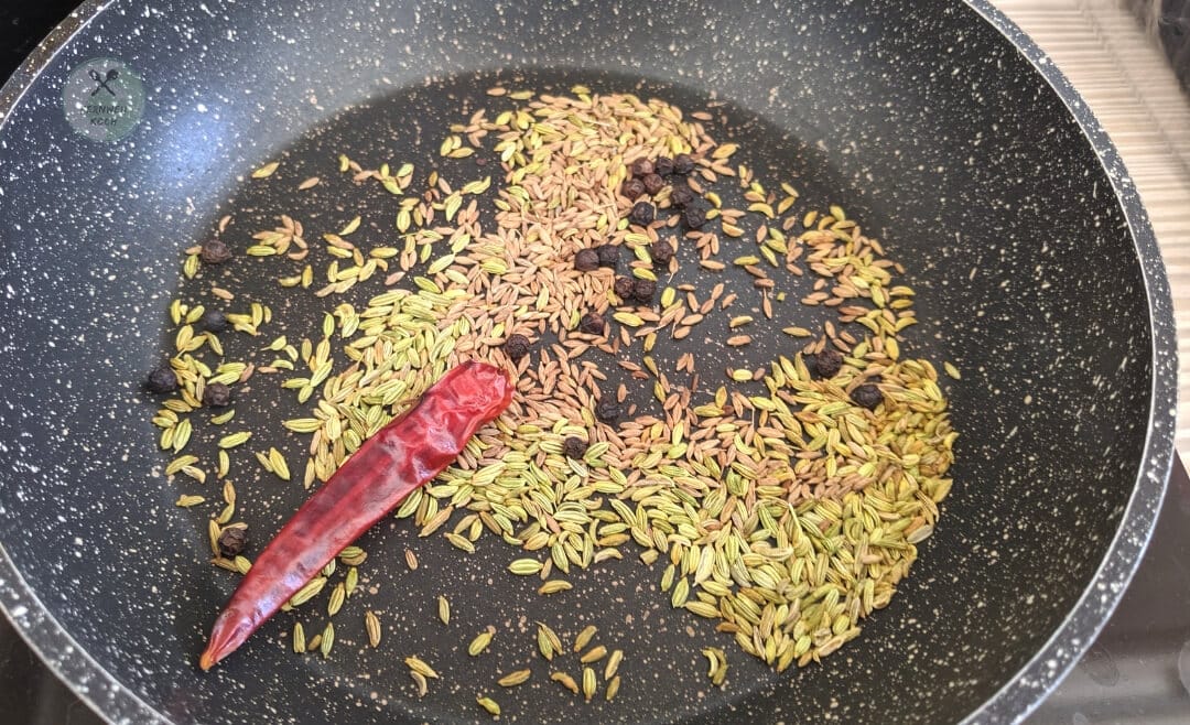 Indian spices develop their aroma during roasting Indian spices develop their aroma during roasting