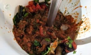 Zutaten für die Salsa pürieren