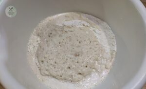 Den Langos Teig zubereiten