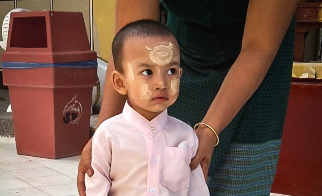 Boy with Thanaka Boy with Thanaka